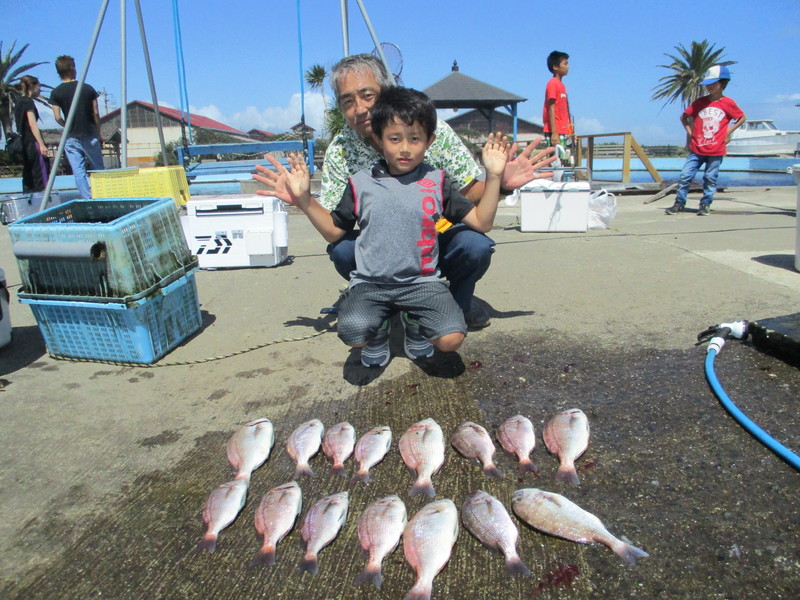 15年8月29日の釣果 関東最大級の釣り堀 海釣りセンター