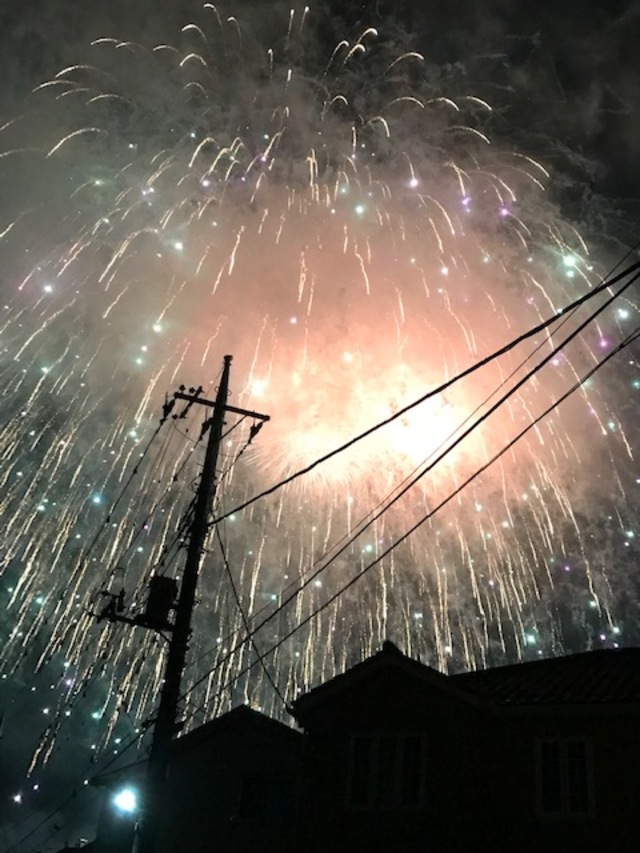 希望を贈る花火