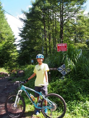 MTBでサイクリング
