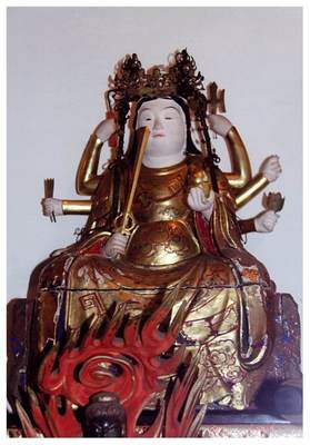 館山市栄洗寺が管理する高ノ島弁財天