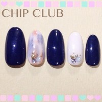 ネイビー&タイダイ秋冬デザイン