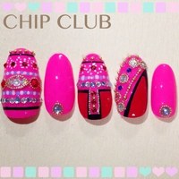 ルブタン風ネイル