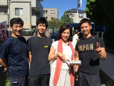 藤吉久美子さん訪問