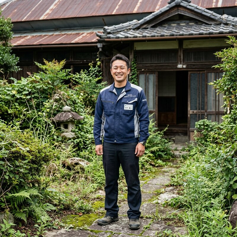 空き家片付け・草刈りメイン画像