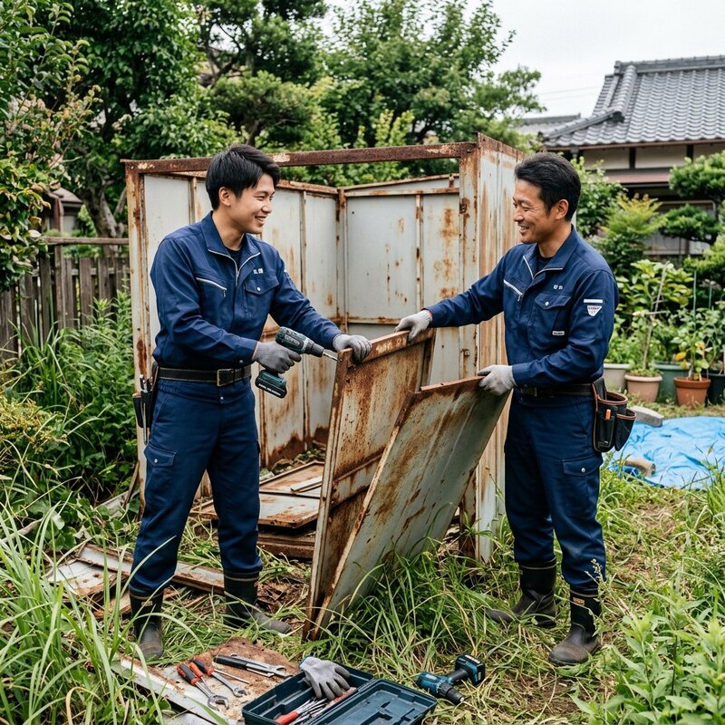 便利屋サービス・草刈り・物置解体メイン画像