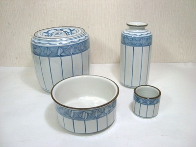 京焼の茶道具　桶側皆具