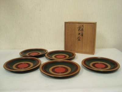 京漆器　菓子盆