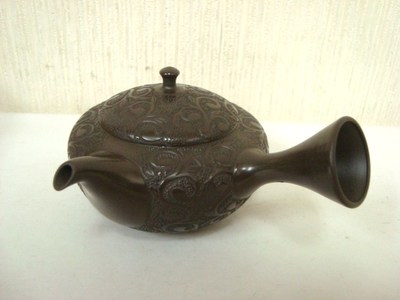 常滑「間野舜園作」茶注