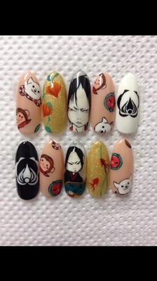 完全手描きネイルチップ