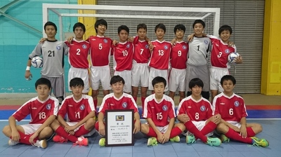 第21回 全日本ユース（U15）フットサル大会 東京都大会 準優勝