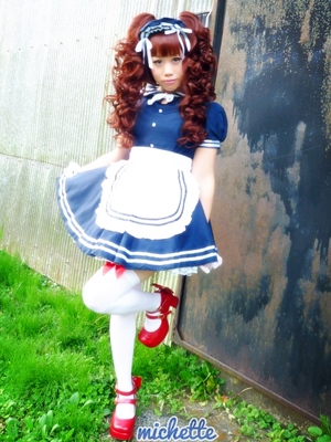 [いにしえのコスプレ写真展]セーラーメイド コスプレ。ex.1 