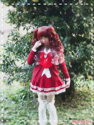 [いにしえのコスプレ写真展]女学生 コスプレ。
