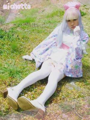 [いにしえのコスプレ写真展]和風メイド コスプレ。