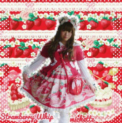 Strawberry Whipﾐﾆ袖ﾜﾝﾋﾟｰｽﾛﾘｨﾀ｡1
