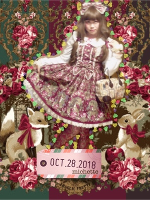 Classic Fairy Talesｼﾞｬﾝﾊﾟｰｽｶｰﾄ+うさ耳ｾｰﾗｰ刺繍ﾌﾞﾗｳｽﾛﾘｨﾀ｡1