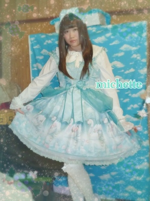 Milky Swanｼﾞｬﾝﾊﾟｰｽｶｰﾄ+うさ耳ｾｰﾗｰ刺繍ﾌﾞﾗｳｽﾛﾘｨﾀ｡2