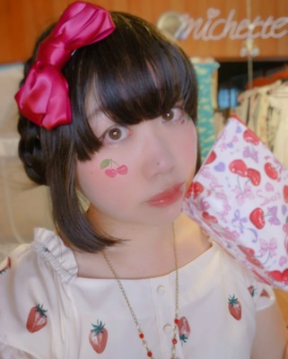 RomaticStrawberryﾛﾝｸﾞOP+いちご柄ｵｰﾊﾞｰﾆｰﾛﾘｨﾀ｡2