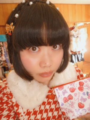 おでかけｼｮｺﾗちゃんｱｯﾌﾟﾘｹｺｰﾄ+Cherish my juicy cherryﾍｱﾋﾟﾝﾛﾘｨﾀ｡ 2
