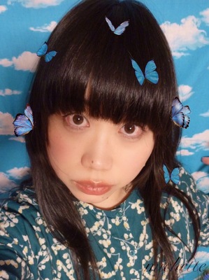 畦編ｶｼｭｸｰﾙｶｰﾃﾞｨｶﾞﾝ+すずらん柄･前開き･半端袖ﾜﾝﾋﾟｰｽｽﾀｲﾙ｡4
