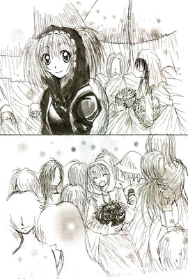 ﾄﾝﾄﾝちゃん小説第一章 ｢ﾄﾝﾄﾝvsｱﾘｼｬ!女の戦いっっ‼︎｣ﾍﾟｰｼﾞ26(挿絵)