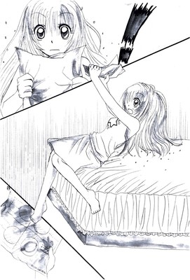 ﾄﾝﾄﾝちゃん小説第二章｢闘えﾄﾝﾄﾝ!vs盗賊団ｸﾞﾚｺﾞﾘｰ｣ﾍﾟｰｼﾞ8(挿絵)