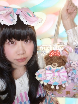 Popcorn Club Sweet Lolitaｻﾛﾍﾟｯﾄ+ふわふわうさちゃんお茶会ｺｰﾄﾛﾘｨﾀ｡4