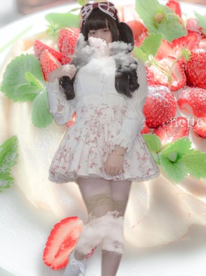ハートミルキーコート+オルゴールDollカチューシャロリィタ。3