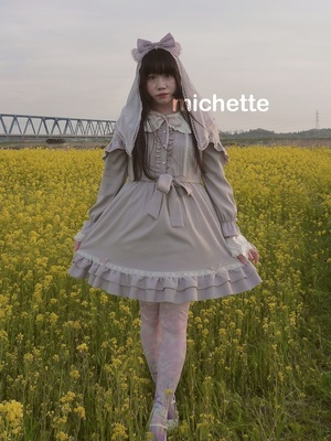 はしごﾚｰｽﾌﾘﾙﾘﾎﾞﾝﾜﾝﾋﾟｰｽ+Cecilia Crossｶﾁｭｰｼｬﾛﾘｨﾀ｡1