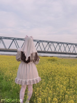 はしごﾚｰｽﾌﾘﾙﾘﾎﾞﾝﾜﾝﾋﾟｰｽ+Cecilia Crossｶﾁｭｰｼｬﾛﾘｨﾀ｡3