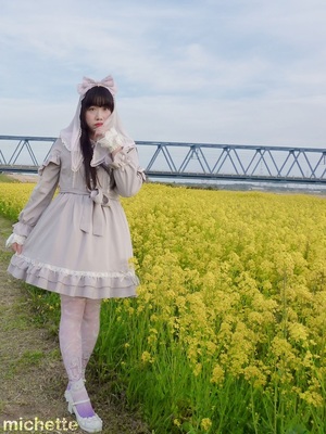 はしごﾚｰｽﾌﾘﾙﾘﾎﾞﾝﾜﾝﾋﾟｰｽ+Cecilia Crossｶﾁｭｰｼｬﾛﾘｨﾀ｡5