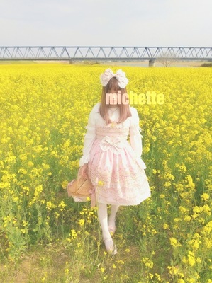 Icing Dancing Cake柄ｼｭｶﾞｰJSK+ﾌﾘﾙﾄﾞｰﾅｯﾂ衿ﾌﾞﾗｳｽﾛﾘｨﾀ｡2