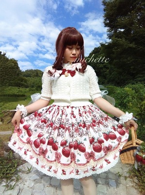Juicy BABY Love Love Berriesｽｶｰﾄ+ﾏｰｶﾞﾚｯﾄｶｰﾃﾞｨｶﾞﾝﾛﾘｨﾀ｡2