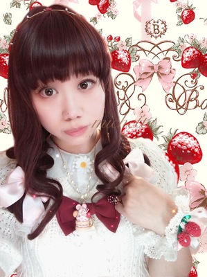 Juicy BABY Love Love Berriesｽｶｰﾄ+ﾏｰｶﾞﾚｯﾄｶｰﾃﾞｨｶﾞﾝﾛﾘｨﾀ｡3