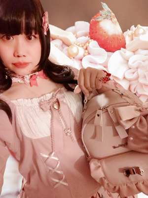 胸切り替えﾊﾟﾌｽﾘｰﾌﾞﾌﾟﾙｵｰﾊﾞｰ+Juicy BABY Love Love Berriesｽｶｰﾄﾛﾘｨﾀ｡3