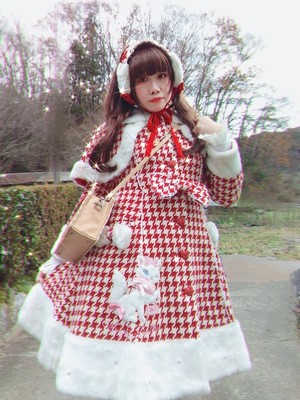 おでかけｼｮｺﾗちゃんｱｯﾌﾟﾘｹｺｰﾄ+ｲﾔｰﾏﾌ+摘みたていちごJSKﾛﾘｨﾀ｡2