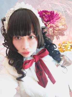 ﾌｧｰｺｰﾄ+ﾈｸﾀｲ+ﾁｭｰﾙﾚｰｽ&綿ﾚｰｽ付きﾌﾚｱｽｶｰﾄﾛﾘｨﾀ｡2