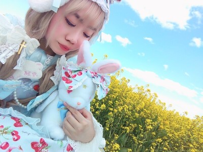 いちごとさくらんぼ柄ﾌﾘﾙJSK&ﾘﾎﾞﾝKC+Heart Fairyﾌﾘﾙｴﾌﾟﾛﾝﾛﾘｨﾀ｡4