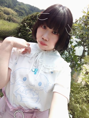 ｼﾅﾓﾛｰﾙTｼｬﾂ+ﾊﾞｯｸﾙﾍﾞﾙﾄﾌﾘﾙﾚｰｽｼｮｰﾄﾊﾟﾝﾂｽﾀｲﾙ｡2