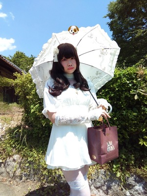St.Cathedralﾘﾎﾞﾝｺｰﾑ+羽根ﾁｮｰｶｰ半袖ｾｯﾄｱｯﾌﾟｽﾀｲﾙ｡2
