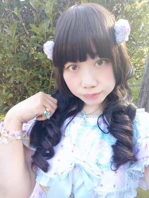モコモコリボンヘアクリップ＋ハッピードリームキティOPロリィタ。4