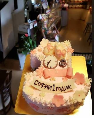 1歳ケーキ④