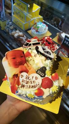 1歳  男の子ケーキ