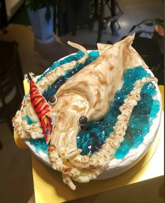 アオリイカケーキ