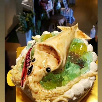ヤリイカケーキ