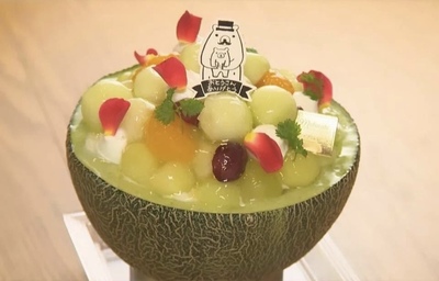 メロンケーキ大