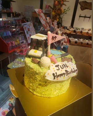 ゴルフのケーキ