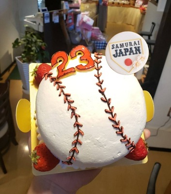 野球ケーキ