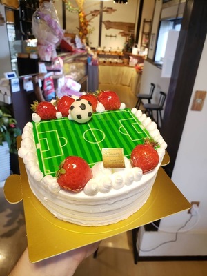 サッカーのケーキ