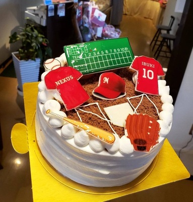 野球ケーキ