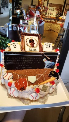 野球ケーキ